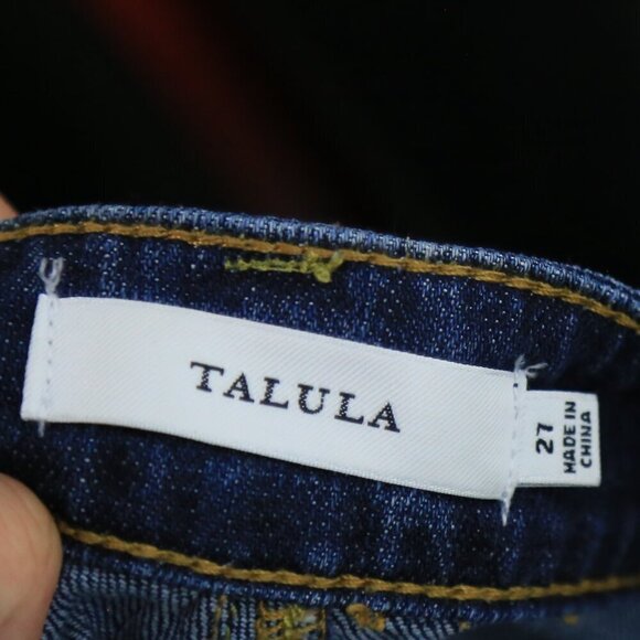 Aritzia Talula Denim Jean Cut Off Y2K Low Rise Beach Shorts Low Rise Micro - Picture 4 of 6